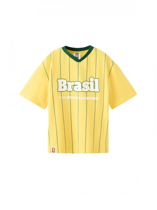 Foto van product MANGO KIDS Shirt 'FIFABRA' geel / groen / wit