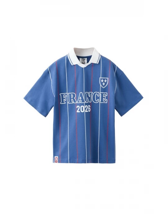 Foto van product MANGO KIDS Shirt 'FIFAFRA' blauw / kersrood / wit