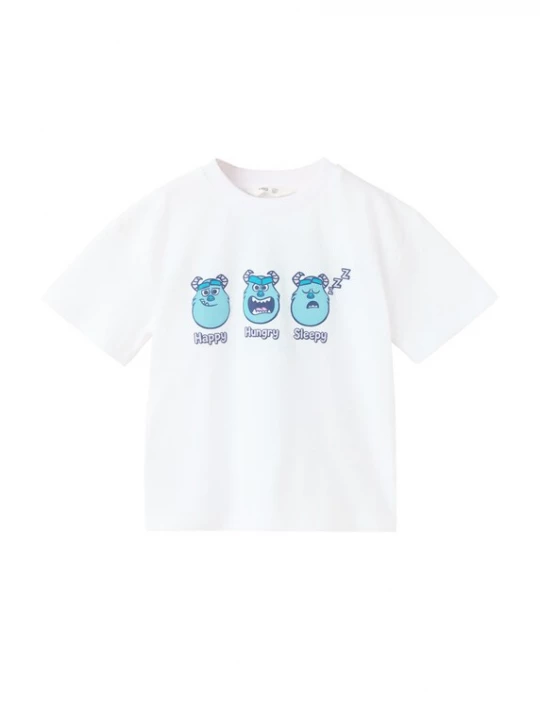 Foto van product MANGO KIDS Shirt 'MONCAM2' navy / lichtblauw / wit
