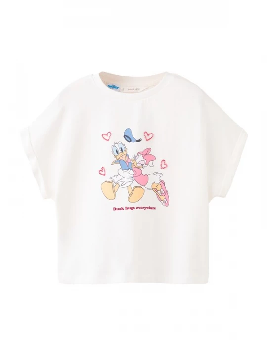 Foto van product MANGO KIDS Shirt 'PDHUGS' lichtblauw / lichtgeel / rosa / offwhite