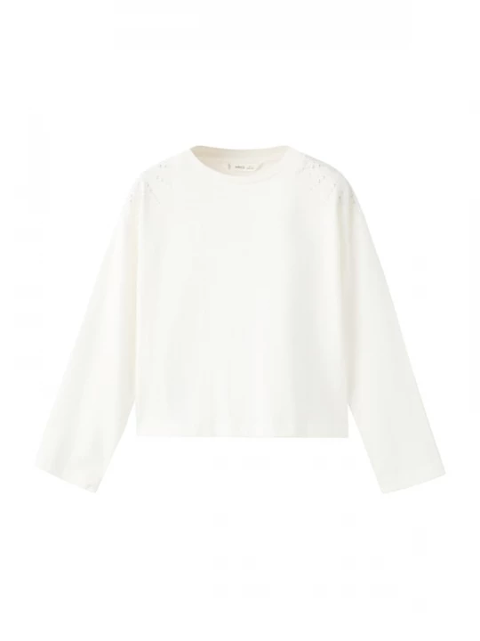 Foto van product MANGO KIDS Shirt 'PERLI' offwhite