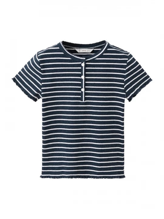 Foto van product MANGO KIDS Shirt 'QUEEN' navy / wit