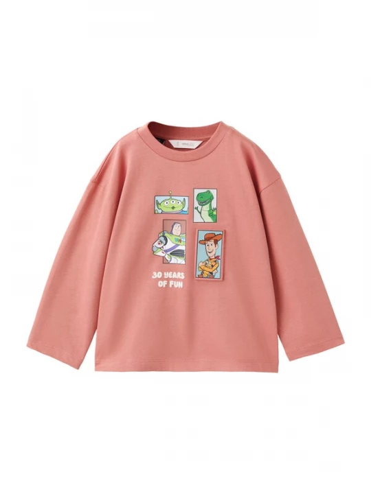 Foto van product MANGO KIDS Shirt 'TOYFUN' groen / oranje / wit