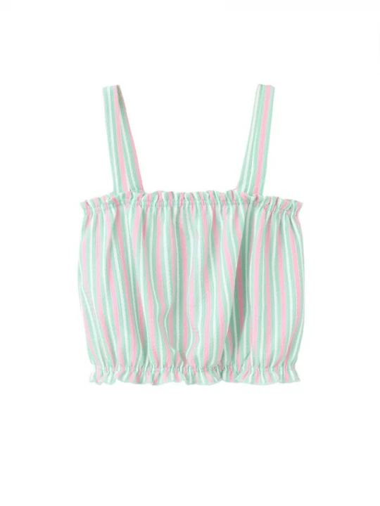 Foto van product MANGO KIDS Top 'GUMYSET' lichtgroen / rosa / wit