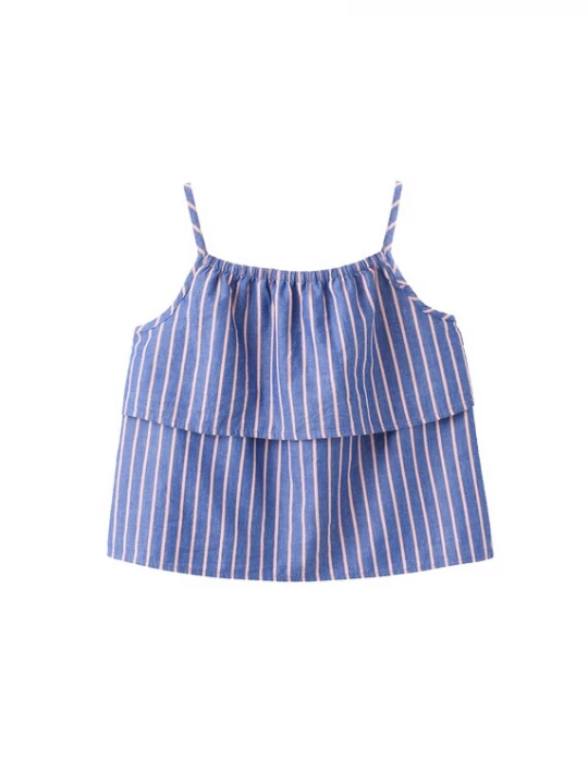 Foto van product MANGO KIDS Top 'SODASET' blauw / rosa
