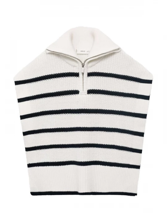Foto van product MANGO KIDS Trui 'ELISE' zwart / offwhite