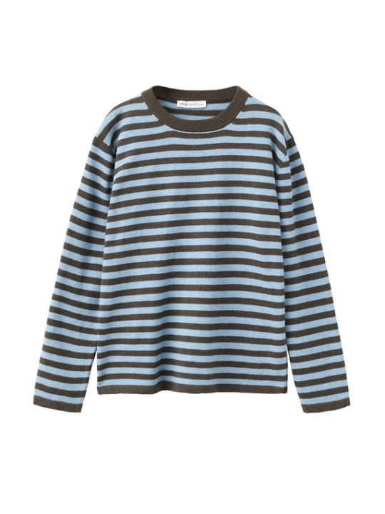 Foto van product MANGO KIDS Trui 'WALLY' lichtblauw / bruin