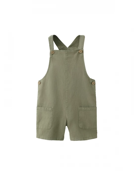 Foto van product MANGO KIDS Tuinbroek 'LICHI' kaki