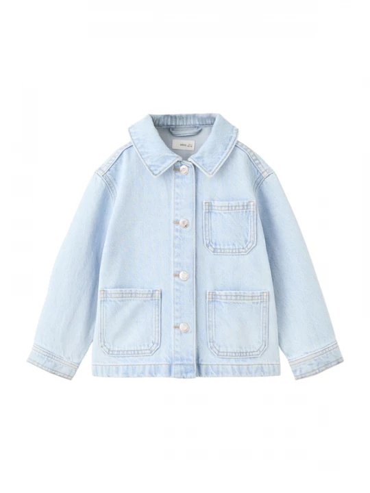 Foto van product MANGO KIDS Tussenjas 'ADAM' lichtblauw