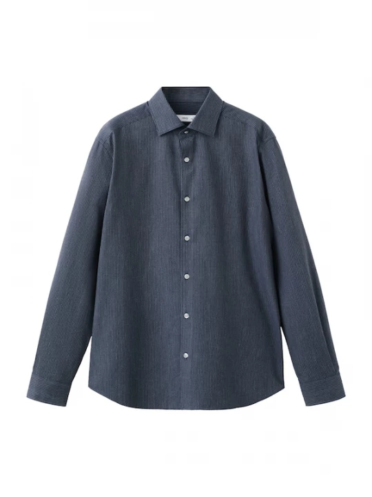 Foto van product MANGO MAN Overhemd 'Ares' navy / wit