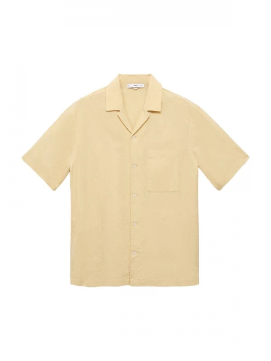 Foto van product MANGO MAN Overhemd 'ESVEDRA' beige