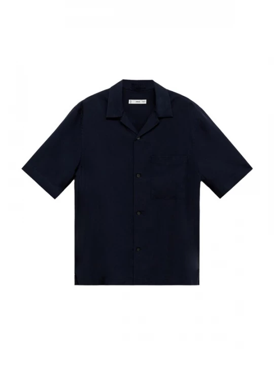 Foto van product MANGO MAN Overhemd 'MALAGA' navy