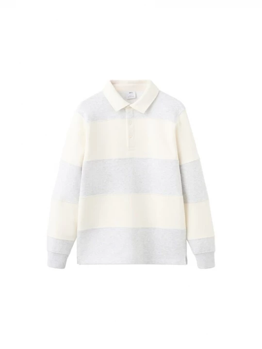 Foto van product MANGO MAN Sweatshirt 'Bolar' ecru / lichtgrijs