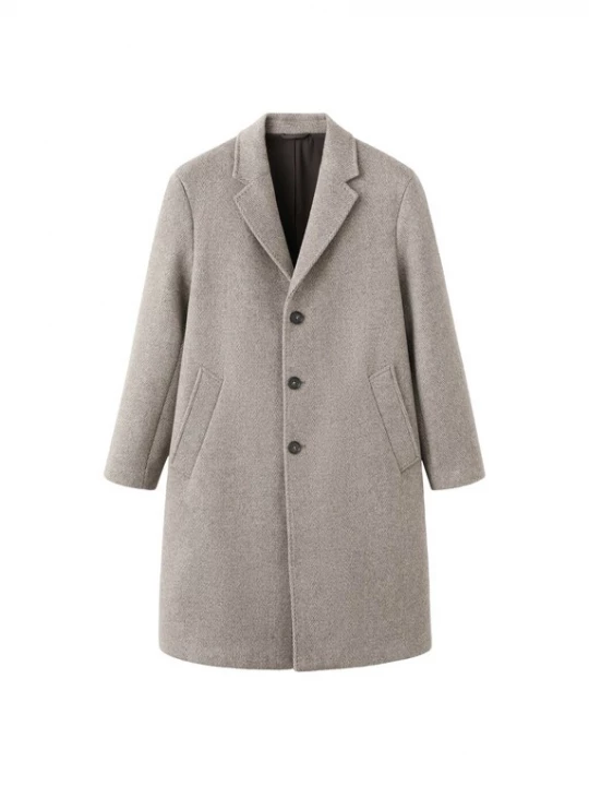 Foto van product MANGO MAN Tussenjas 'Baldoria' beige / donkerbeige
