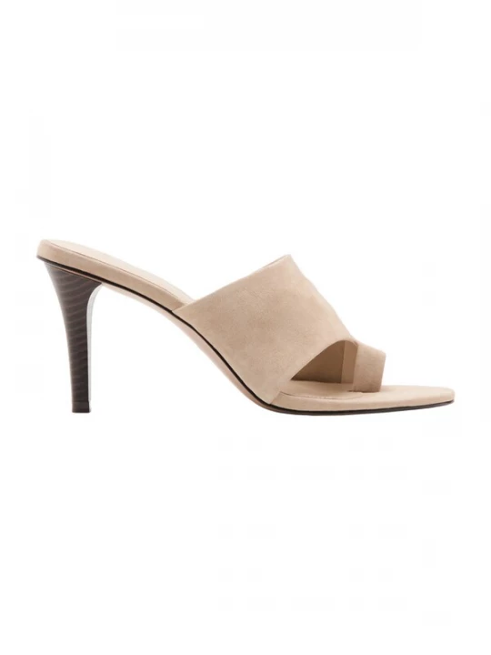 Foto van product MANGO Muiltjes 'FING' beige