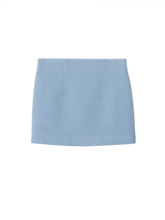 Foto van product MANGO Rok 'arthur' pastelblauw