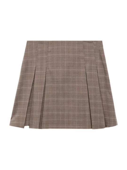 Foto van product MANGO Rok bruin / bruin gemêleerd