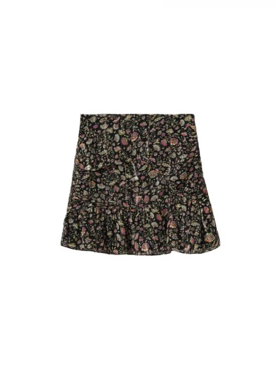 Foto van product MANGO Rok 'Lamare' gemengde kleuren / zwart