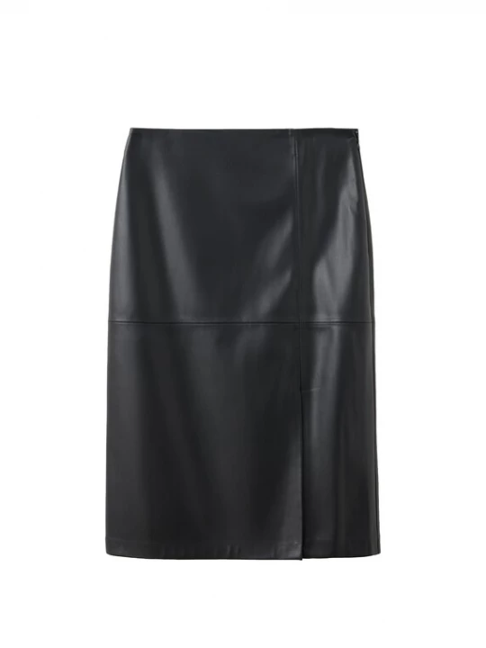 Foto van product MANGO Rok 'PENCIL' zwart