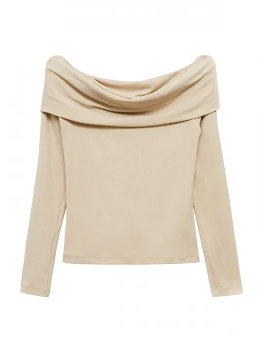 Foto van product MANGO Shirt 'BARDI' sand