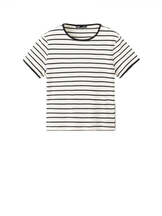 Foto van product MANGO Shirt 'BICO' zwart / wit