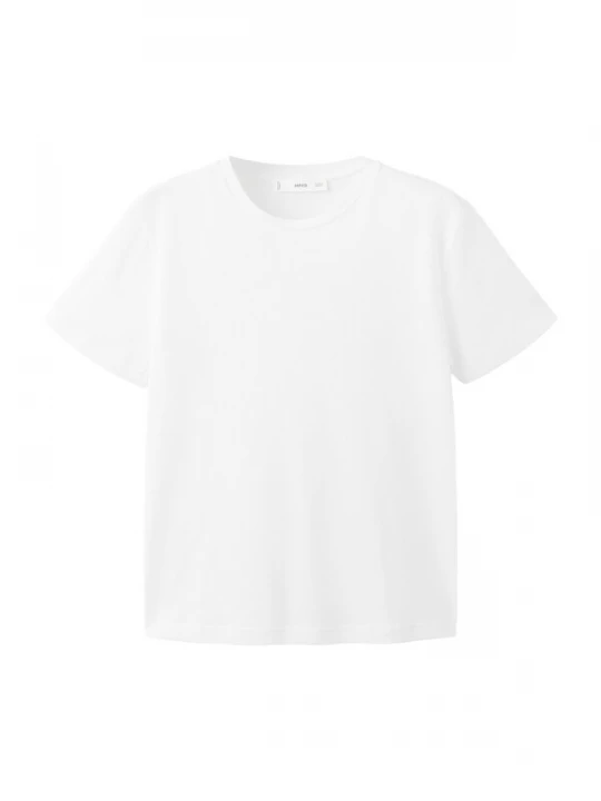 Foto van product MANGO Shirt 'CHALS' wit