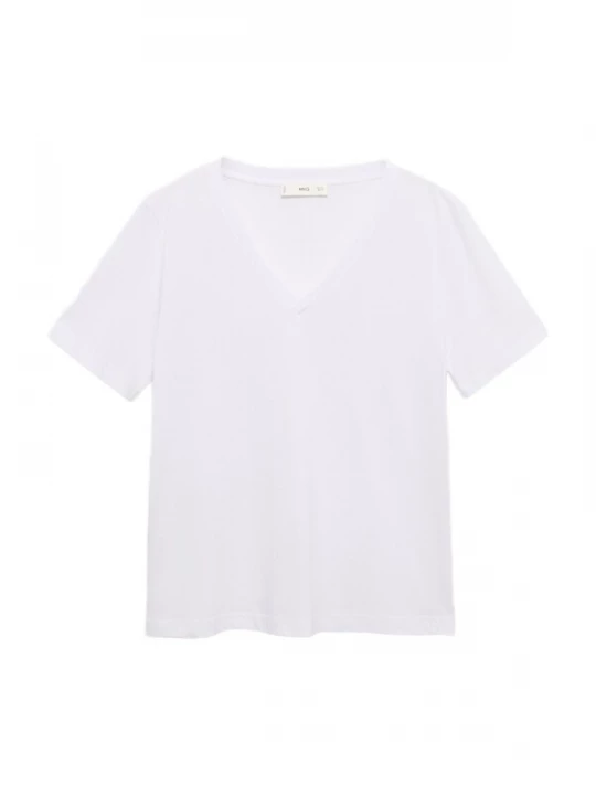 Foto van product MANGO Shirt 'CHALSPIC' wit