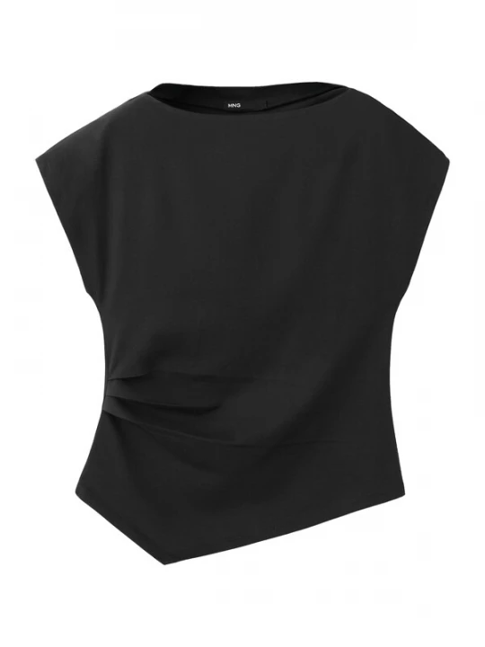 Foto van product MANGO Shirt 'COPI' zwart