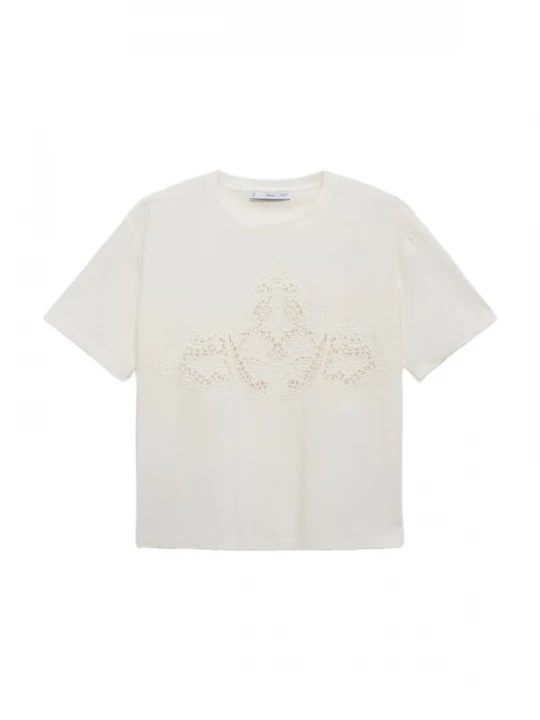 Foto van product MANGO Shirt 'HEN' wit