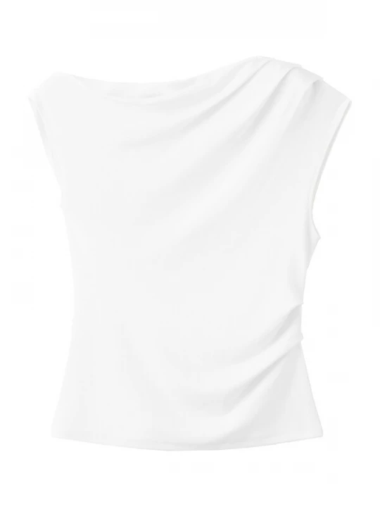 Foto van product MANGO Shirt 'JULINE' wit