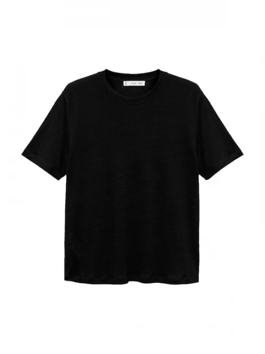 Foto van product MANGO Shirt 'LENU' zwart