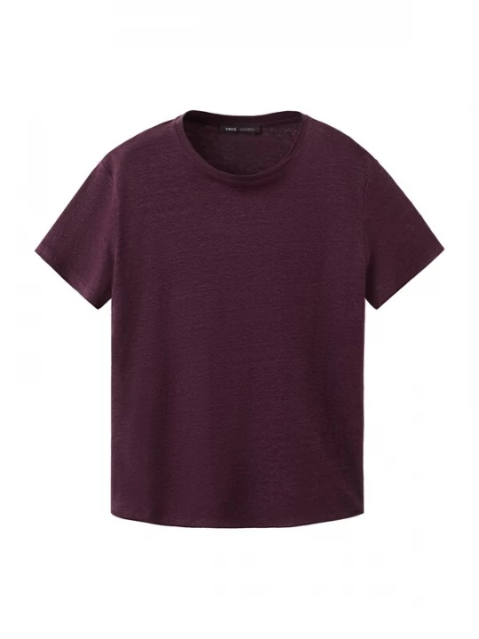 Foto van product MANGO Shirt 'LINA' wijnrood