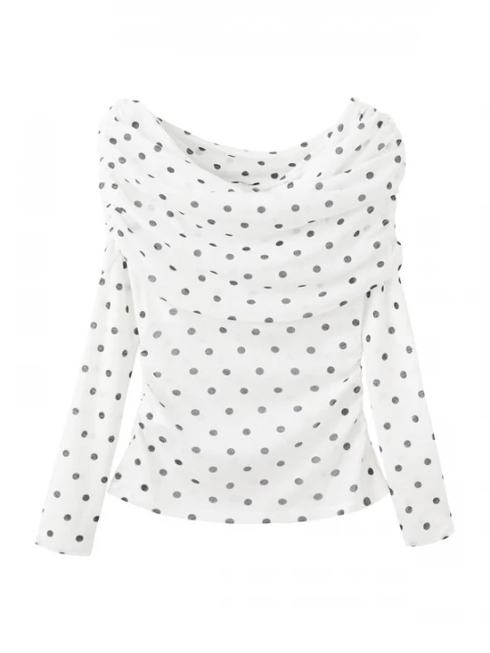 Foto van product MANGO Shirt 'NEVADO' zwart / wit