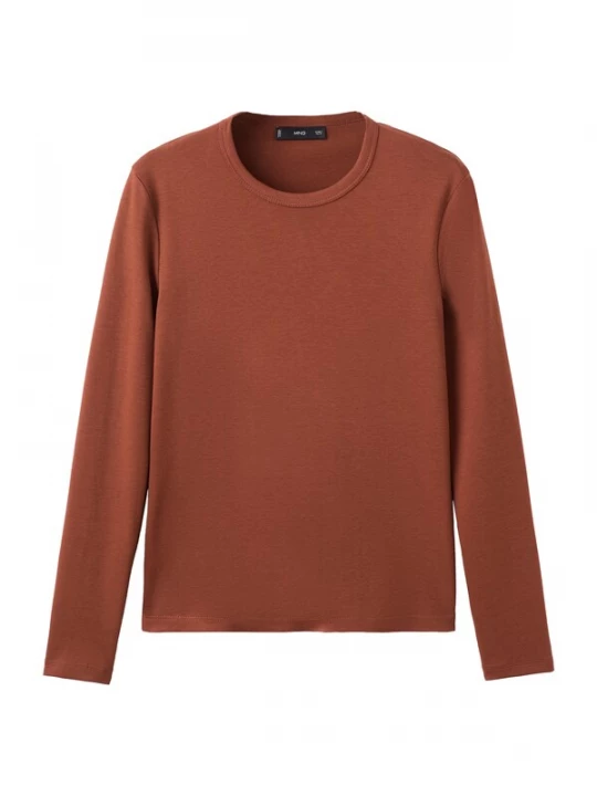 Foto van product MANGO Shirt 'NISA' roestrood
