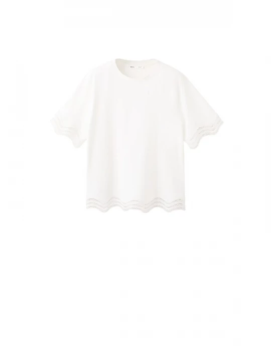 Foto van product MANGO Shirt 'Ona' wit