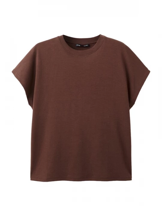 Foto van product MANGO Shirt 'SEVILLA' bruin