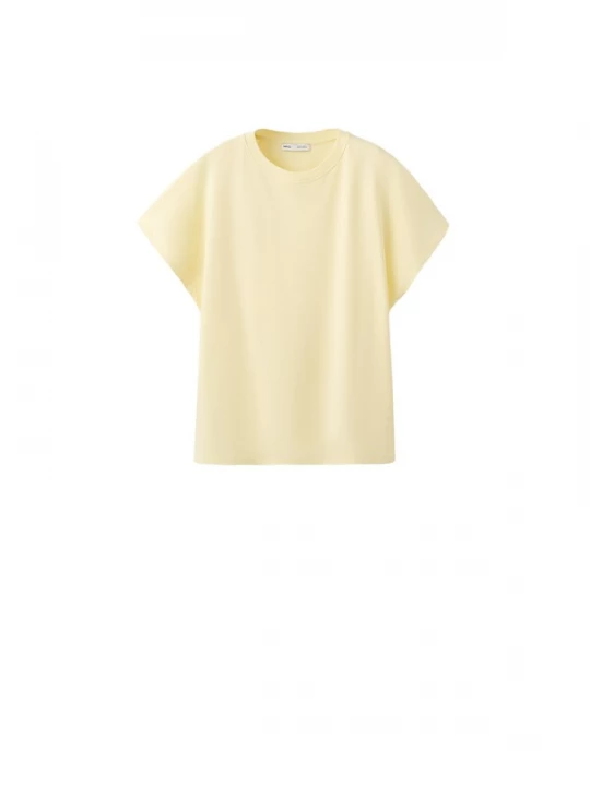 Foto van product MANGO Shirt 'SEVILLA' geel
