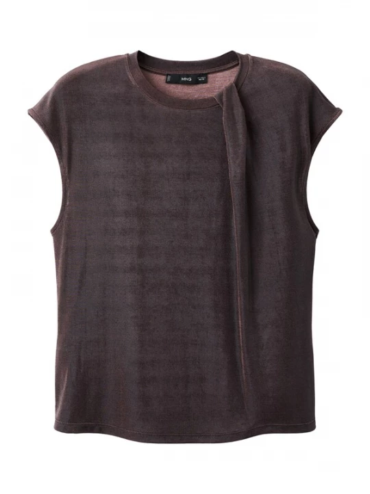 Foto van product MANGO Shirt 'XSANDI' donkerbruin