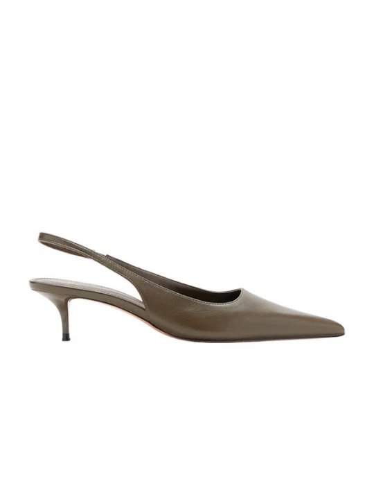Foto van product MANGO Slingpumps 'Tom' olijfgroen