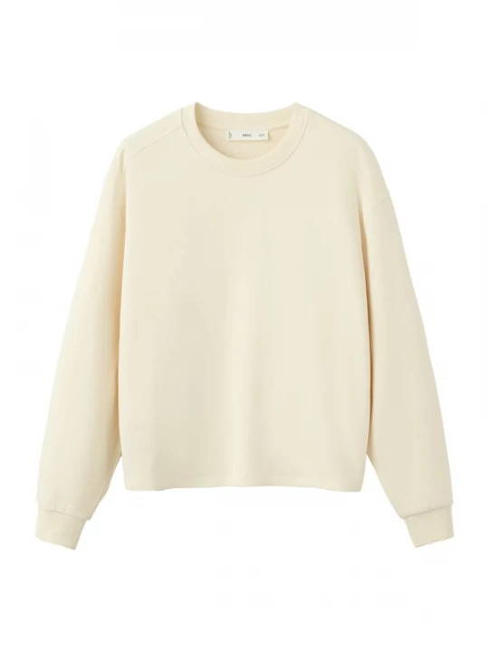 Foto van product MANGO Sweatshirt 'KORA' pasteelgeel