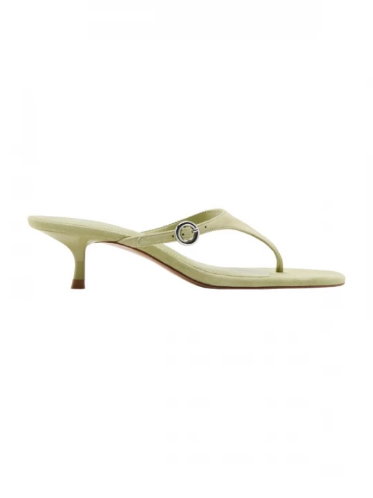 Foto van product MANGO Teenslipper 'DENIS' pastelgroen
