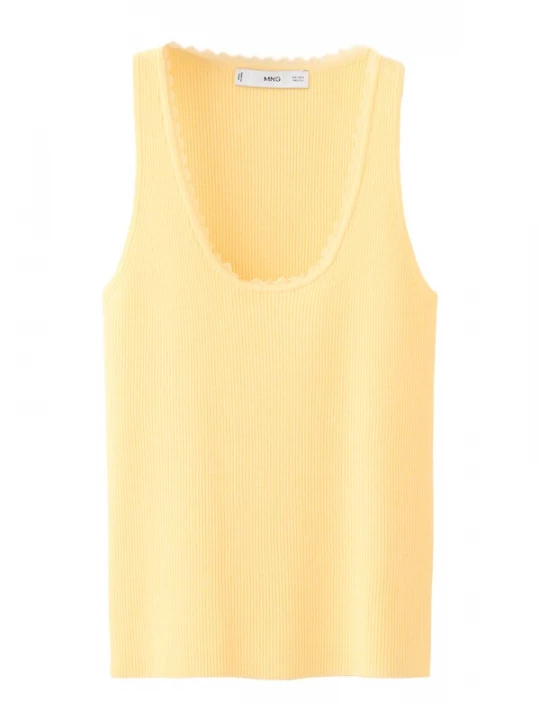 Foto van product MANGO Top 'ASAD' geel