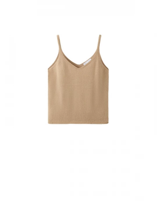 Foto van product MANGO Top 'CALEOT' camel