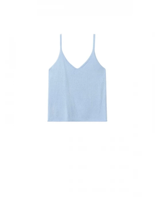 Foto van product MANGO Top 'CALEOT' lichtblauw