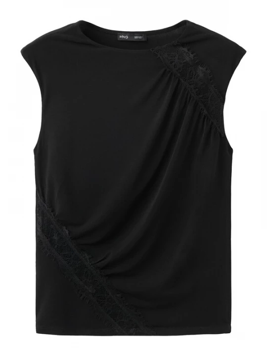 Foto van product MANGO Top 'CINDY' zwart