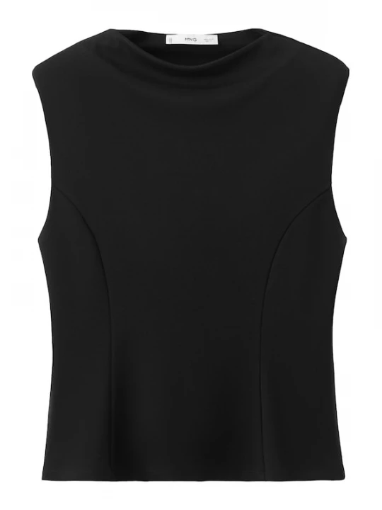 Foto van product MANGO Top 'CUQUI' zwart
