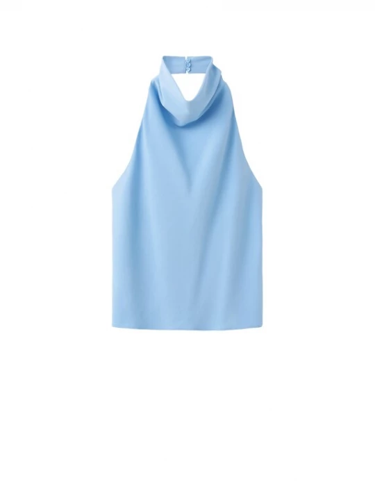 Foto van product MANGO Top 'DALIAS' lichtblauw