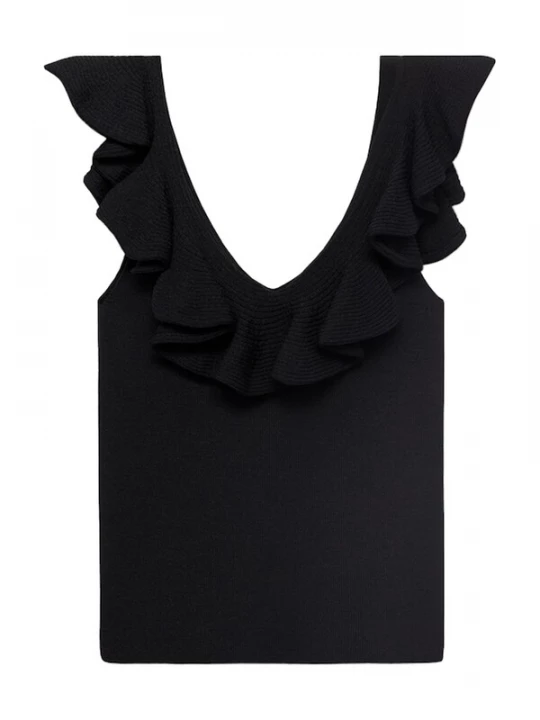 Foto van product MANGO Top 'JUANA' zwart