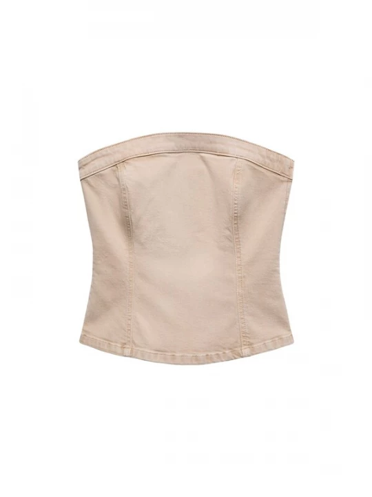 Foto van product MANGO Top 'Julieta' beige