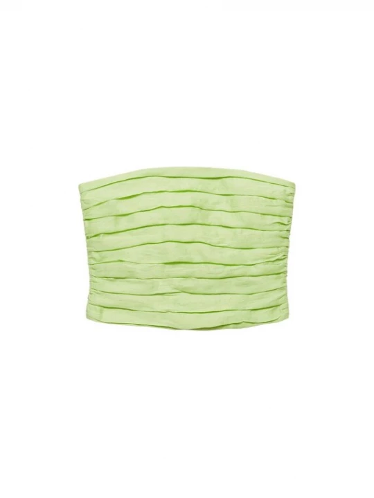 Foto van product MANGO Top 'Lime' limoen